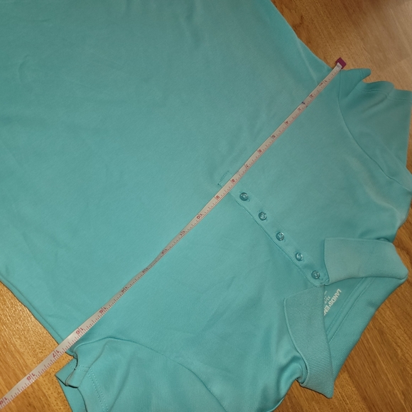 Lands' End teal Polo Shirt x-small - Picture 8 of 9